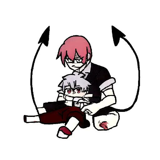 A Demon Doctor Caring For A Wounded Godson