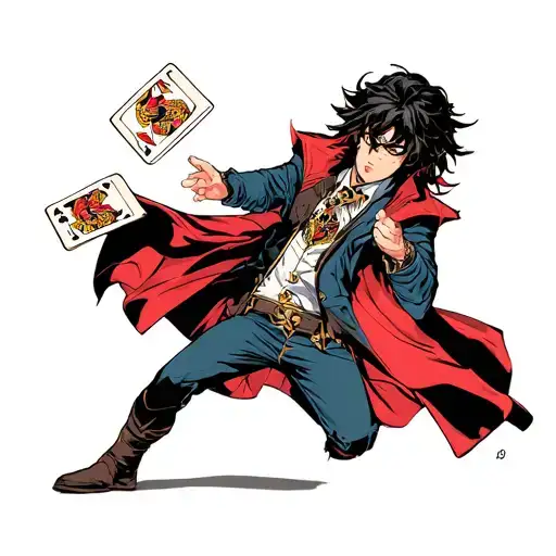 Gambit Tossing A Card