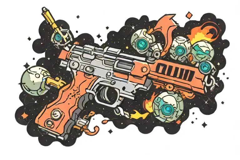 Space And Gun Gun
