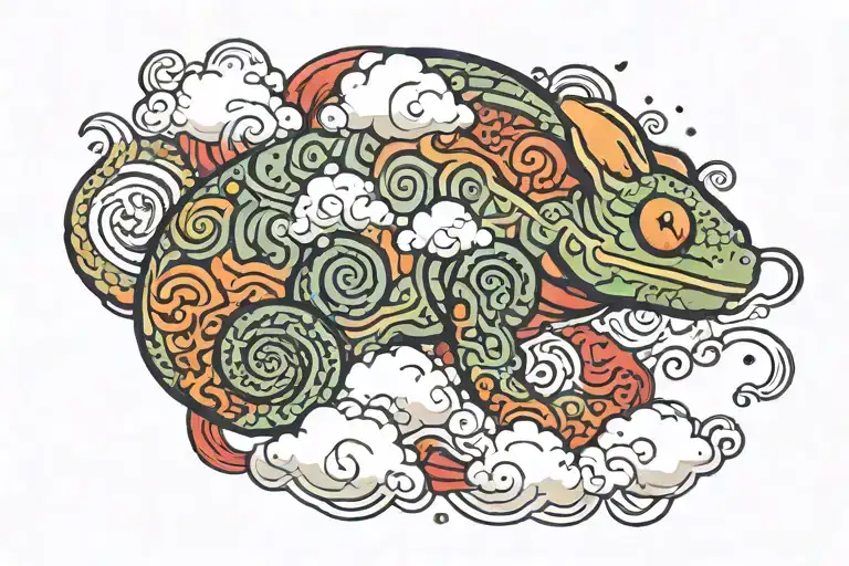 Chameleon Nimbus 2000 Akatsuki Cloud Patterns