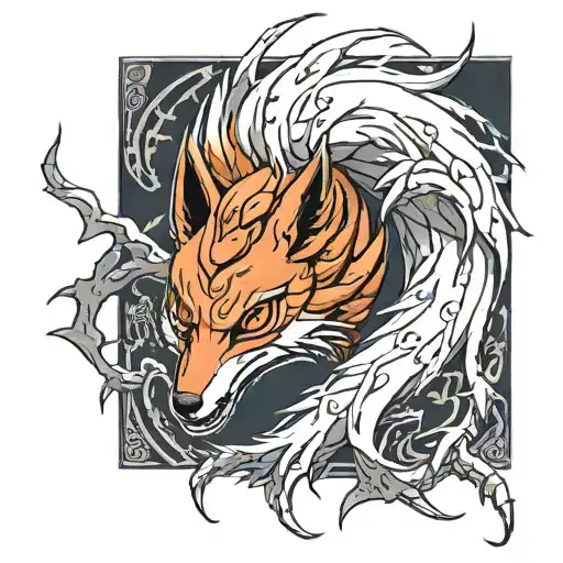 Nine Tailed Fox From Naruto