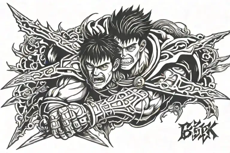 Anime Berserk Guts From Anime