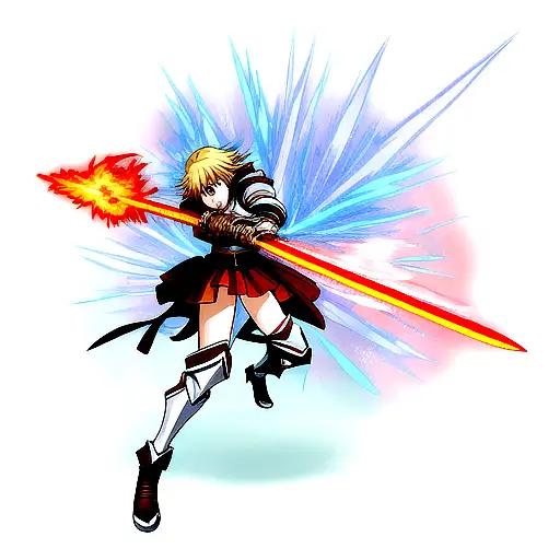 Flaming Sword In It's Sheath