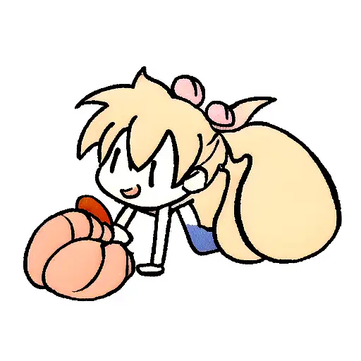 A Peanut Shell Friends With A Peach