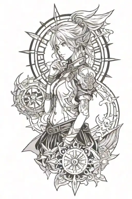 Final Fantasy Xv Luna With The Sun Rays And Moon Shining