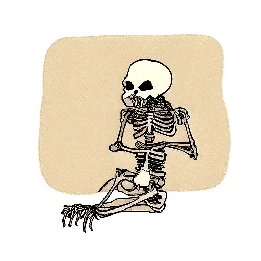 Praying Skeleton