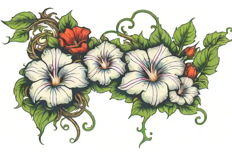 Bloody Morning Glory Vine