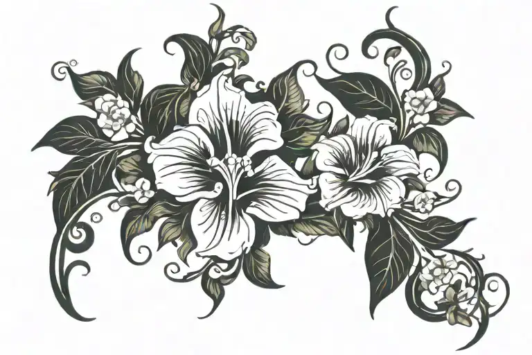 Crescent Vine Of Morning Glory