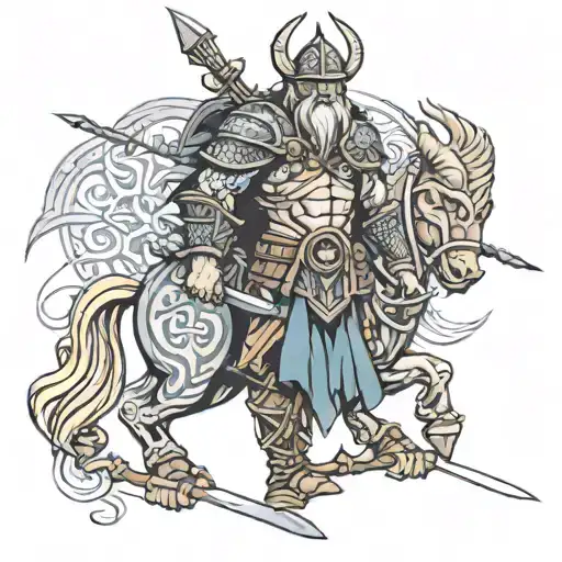 Turkish Viking Warrior