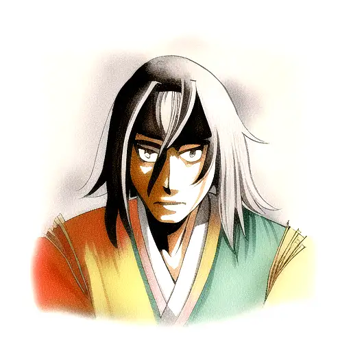 Old Samurai Painting