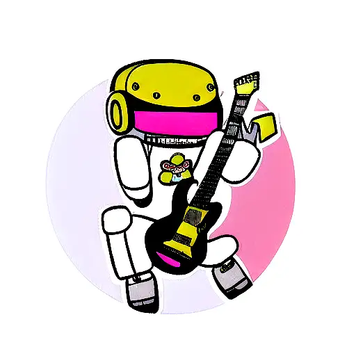 Robot And Guitar