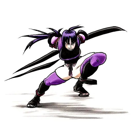 Raven Looking Like Ninja