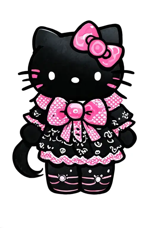 Hello Kitty Kawaii Art