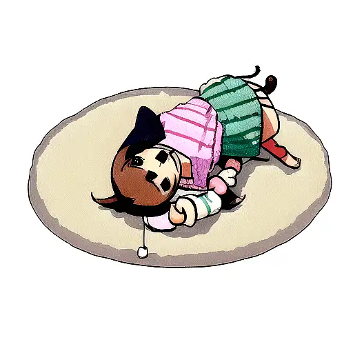 A Knitting-inspired Tattoo With A Cute Cat And Dog Playing With Yarn