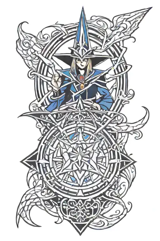 Yugioh Dark Magician And The Seal Of Transformation