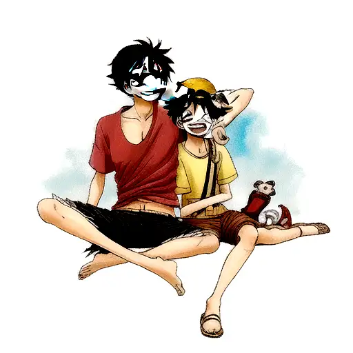 Luffy From One Piece And Juice Wrld Being Best Friends