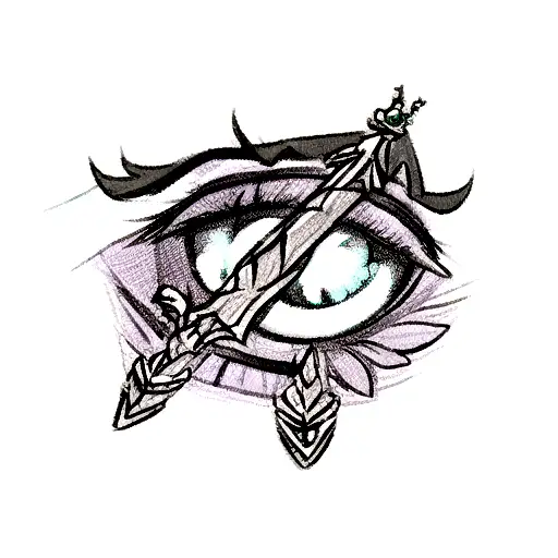 A Dagger Is Stabbed In The Eye