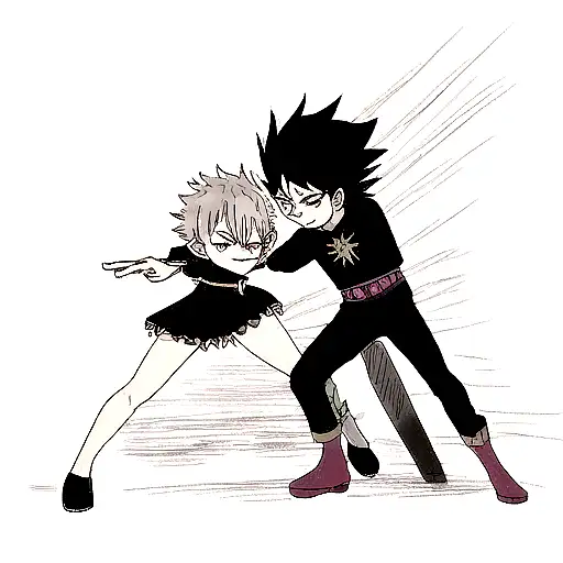 Black Clover Asta And Yuno Fighting