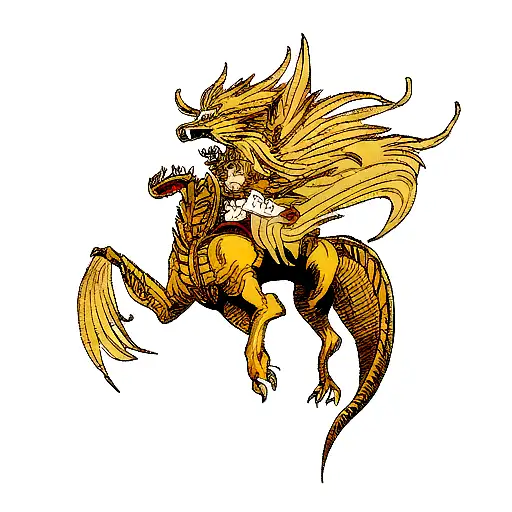 Golden Dragon On Top Of The World