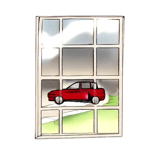 Car On Fire Coming Out Of Windows