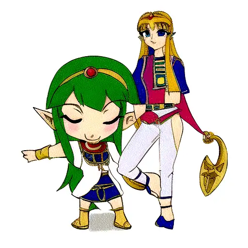 Zelda With Egyptian Goddess