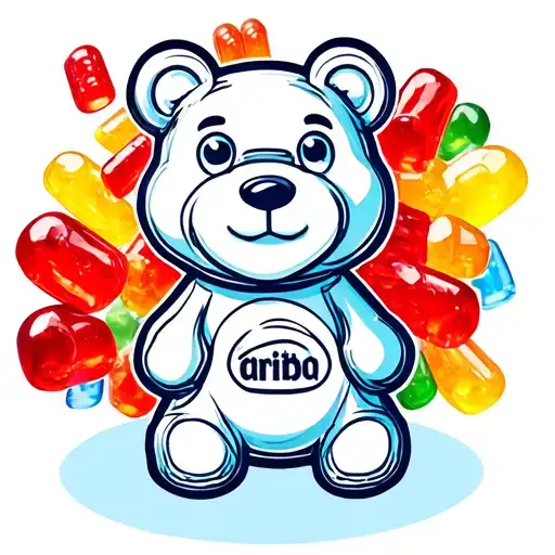 Haribo Gummy Bear Mascot No Color