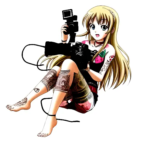 Camera Tattoo For A Wedding Photographer