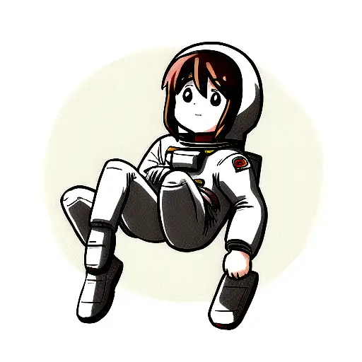 Astronaut Watching Sunrise