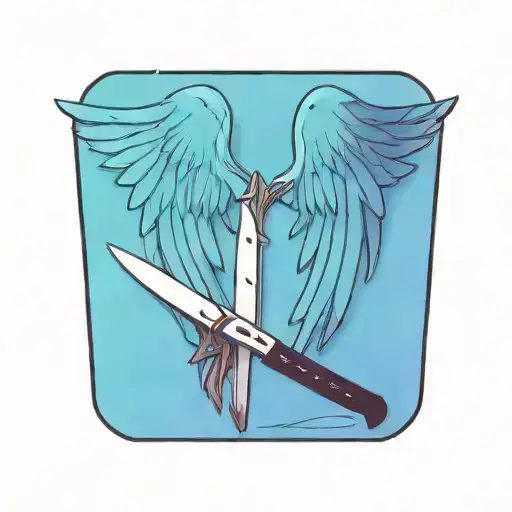 Wings With Knife
