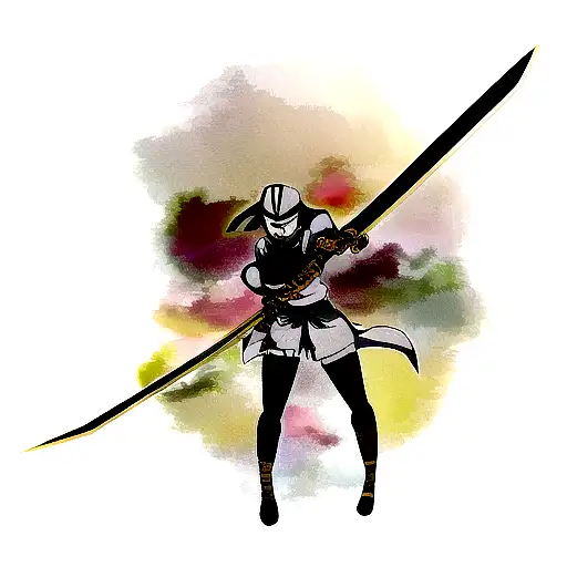 African American Assassin With 2 Daggers