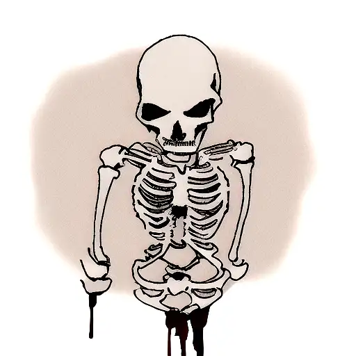 Skeleton And Blood