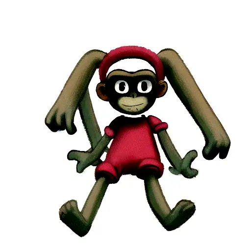 Naughty Monkey With Arms
