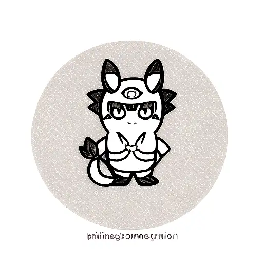 Semi Colon Tattoo With Pokemon