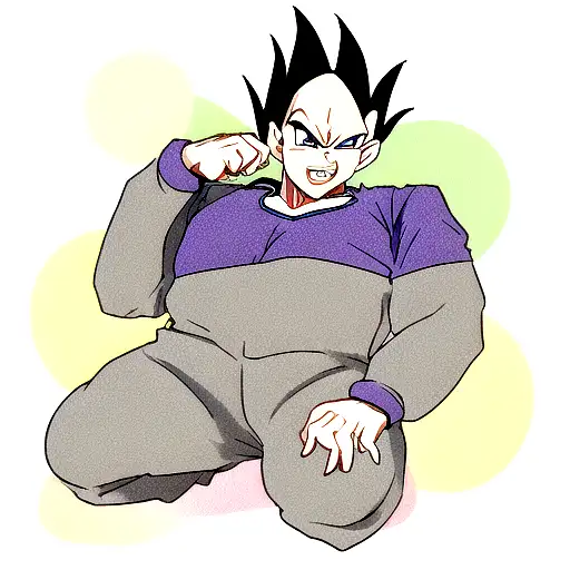 Vegeta Turning To A Ape