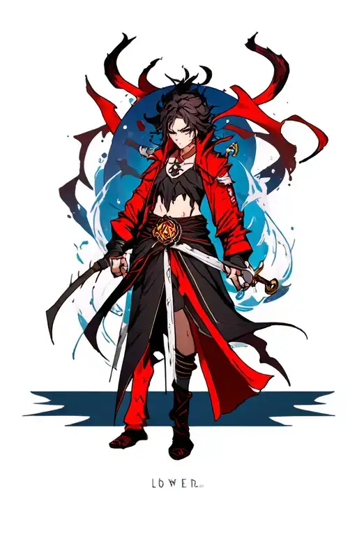 Demon Slayer Lower Leg Sleeve