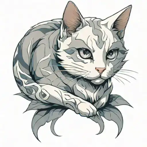 White And Grey Cat