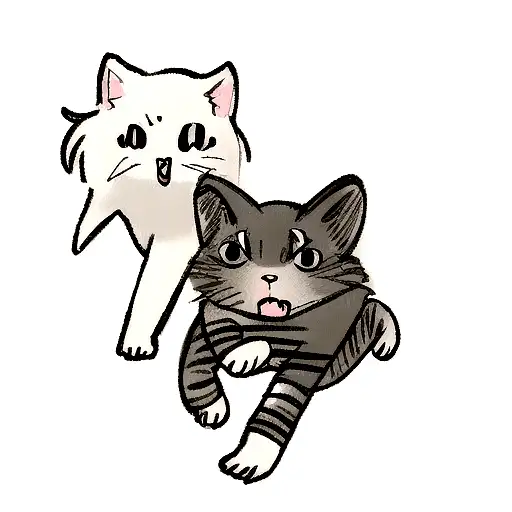 Cute Animal Sketch Representing Aggressive Sensitivity