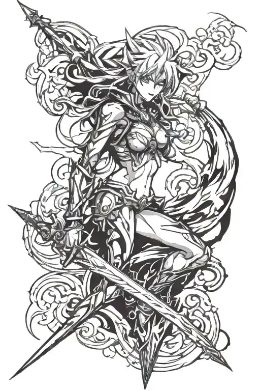 Lightning Spear And Black Flame