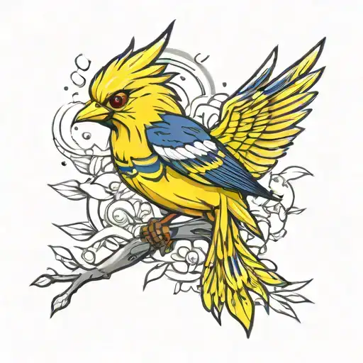 Fenerbahce And Canary Bird