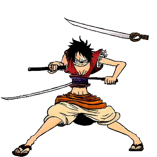One Piece Luffy With Sword