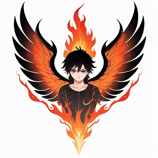 Moonlit Wings of Fire