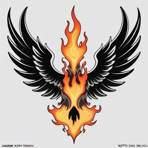 Sacred Wings of the Phoenix’s Flame