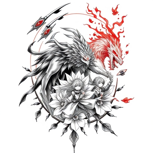 Eternal Flames of the Night Tattoo idea