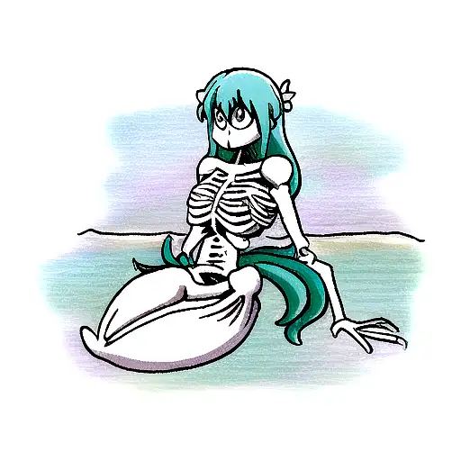A Mermaid Skeleton