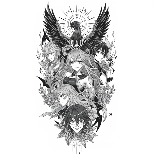 Whispers of the Phoenix’s Radiance Tattoo idea