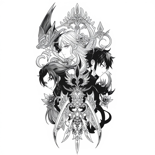 Crimson Fire’s Shadow Tattoo idea