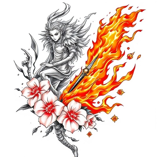 Timeless Fire Tattoo idea
