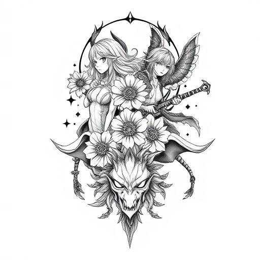 Destined Path Tattoo idea