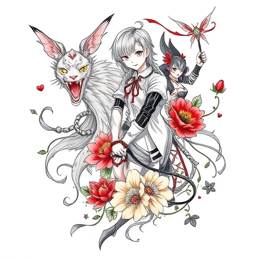 Whispers of the Eternal Flame Tattoo idea
