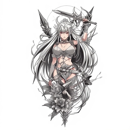 Silver Moon Tattoo idea
